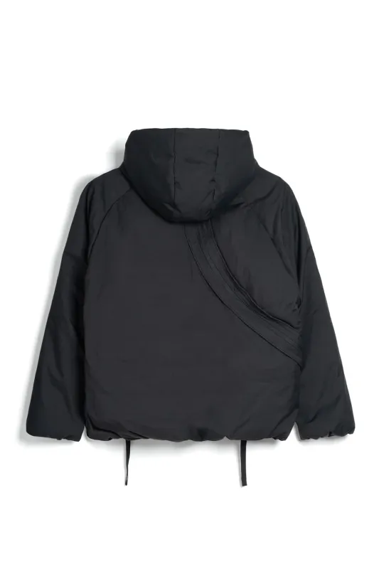 Acupuncture Jacket Wavy Zip Black
