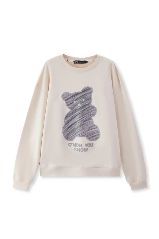 Acupuncture Vain Teddy Crewneck Cream