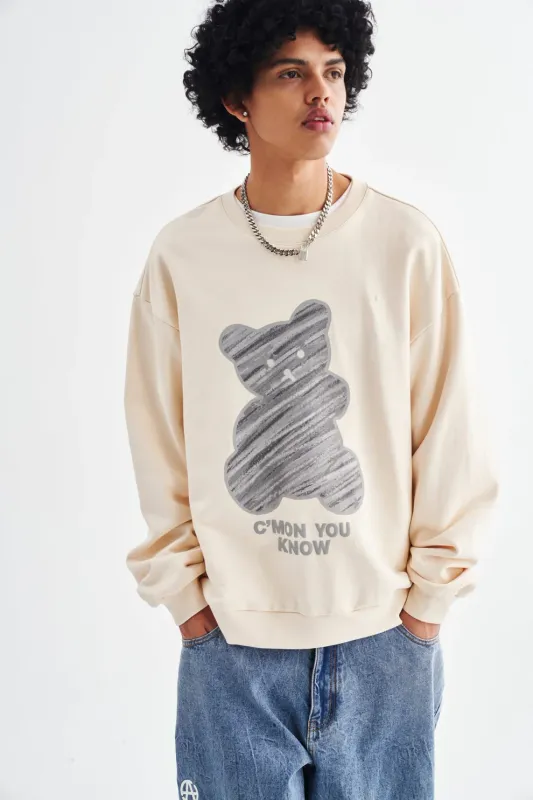 Acupuncture Vain Teddy Crewneck Cream