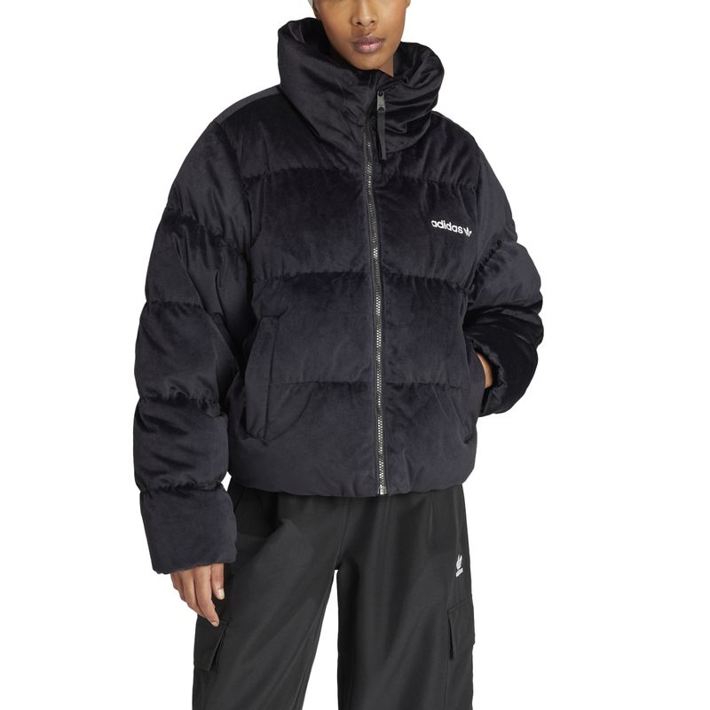 Adidas Velvet down jacket black