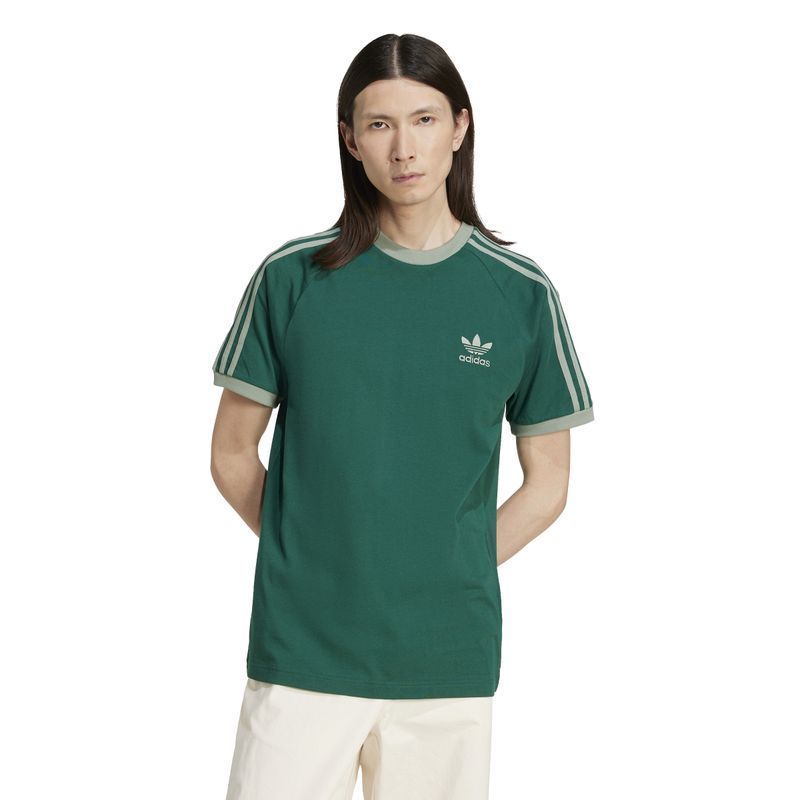 Adidas 3 Stripes Tee Cgreen