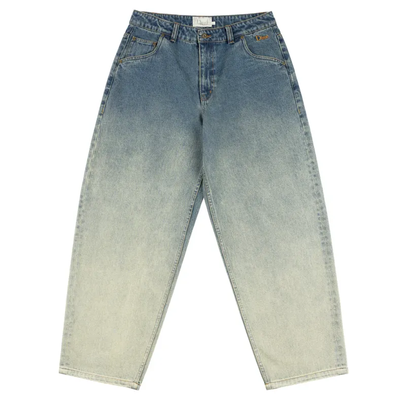 Dime Classic Baggy Denim Pants indigo sunblasted