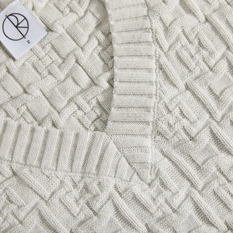 Polar Alex Vest Beige Grey Melange