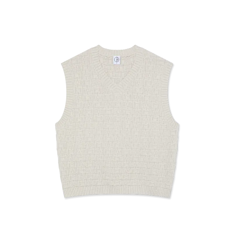 Polar Alex Vest Beige Grey Melange