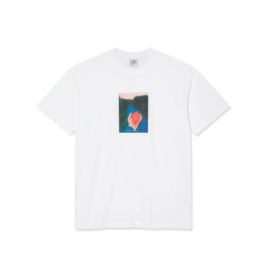 Polar Tee Heart in Hand  White