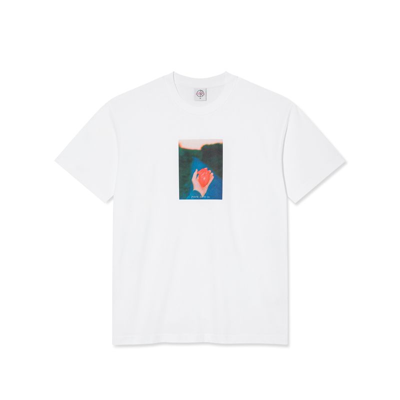 Polar Tee Heart in Hand  White