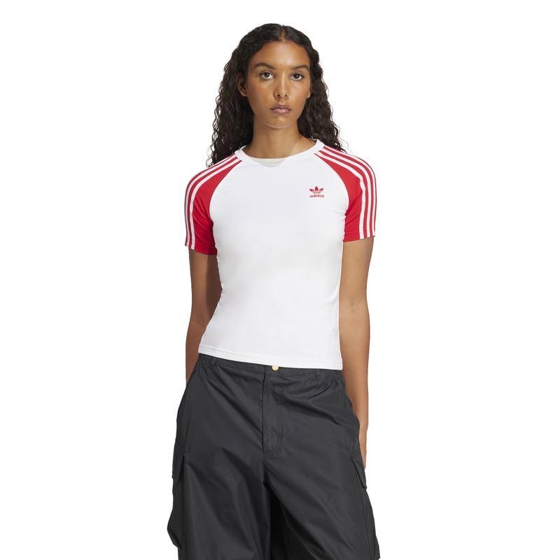 Adidas 3S slim tee white/betsca