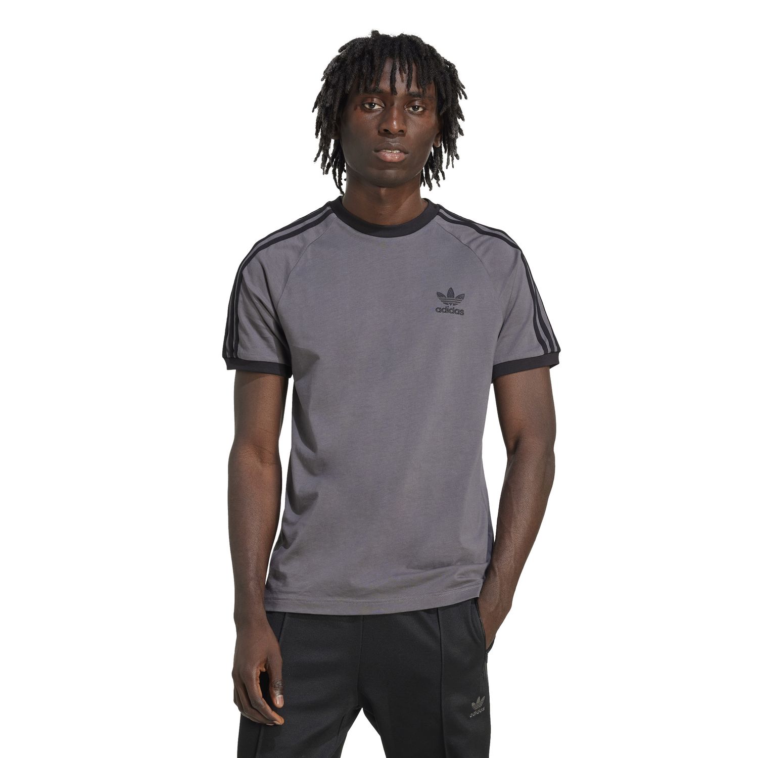 Adidas 3 Stripes Tee Grefiv/Black