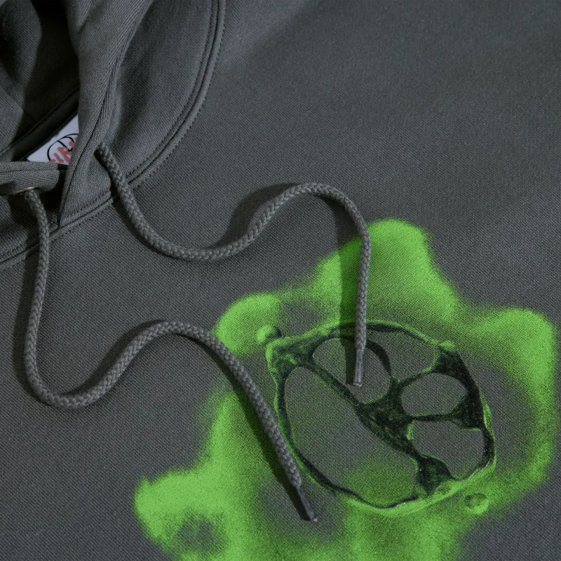 Polar Dave Hoodie Metal Logo Graphite