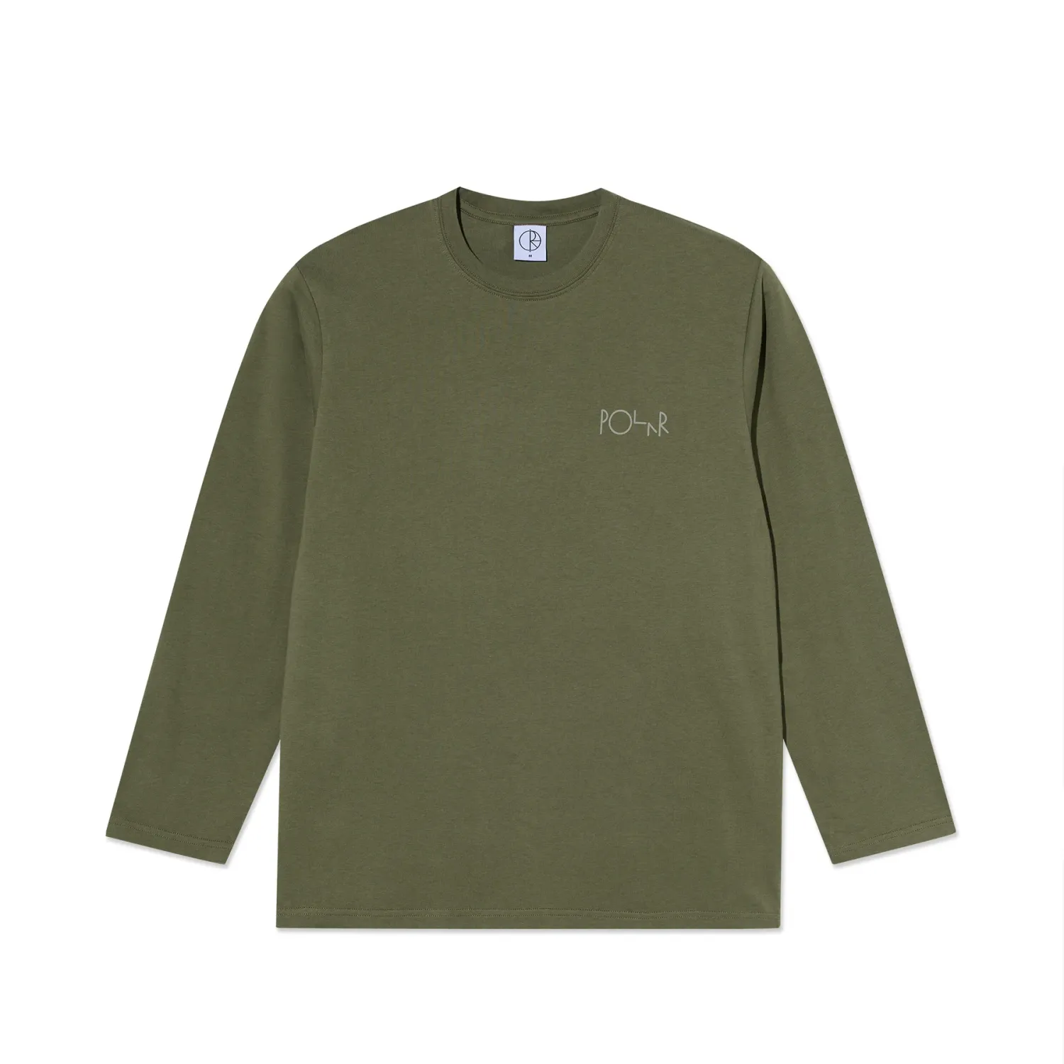 Polar Steve Tee LS Stroke Logo Army Green