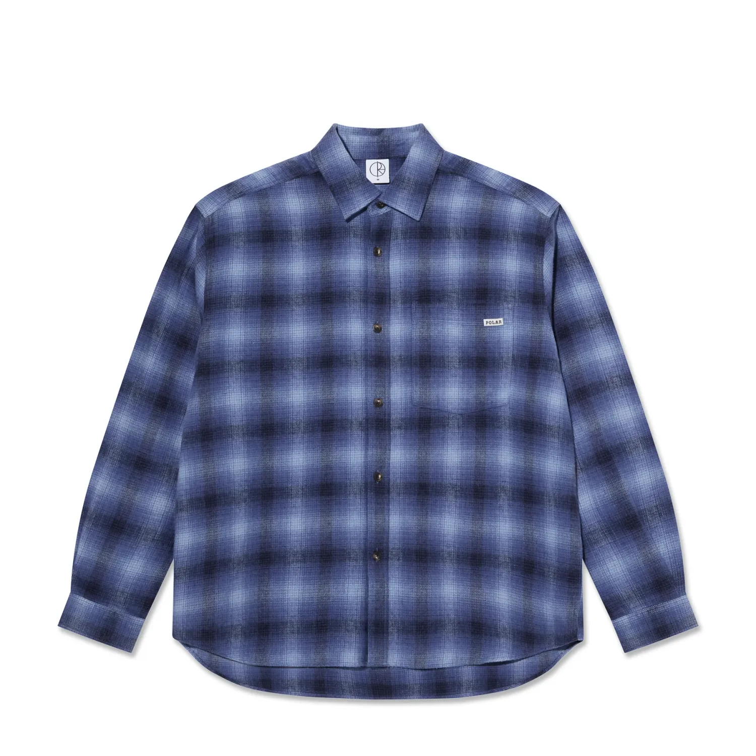 Polar Mitchell LS Shirt Blue Shadow Check