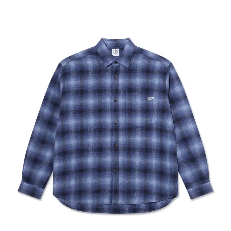 Polar Mitchell LS Shirt Blue Shadow Check