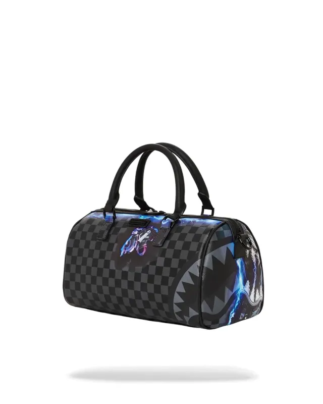 BORSA SPRAYGROUND SHARKINATOR 3 MINI DUFFLE GRIGIO BORSA SPRAYGROUND SHARKINATOR 3 MINI DUFFLE GRIGIO