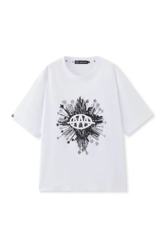 Pupiled Emblem Acupuncture T- Shirt