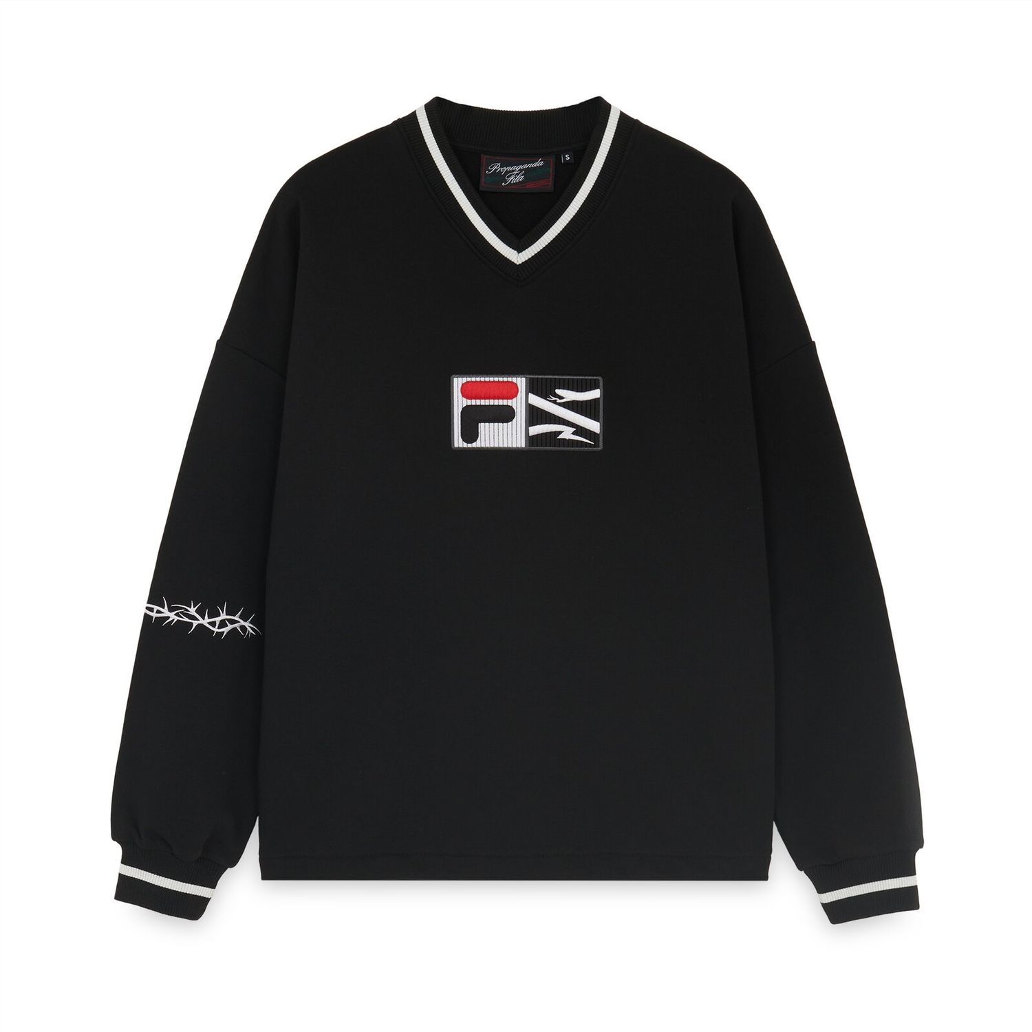 Propaganda x Fila V-Neck Pullover