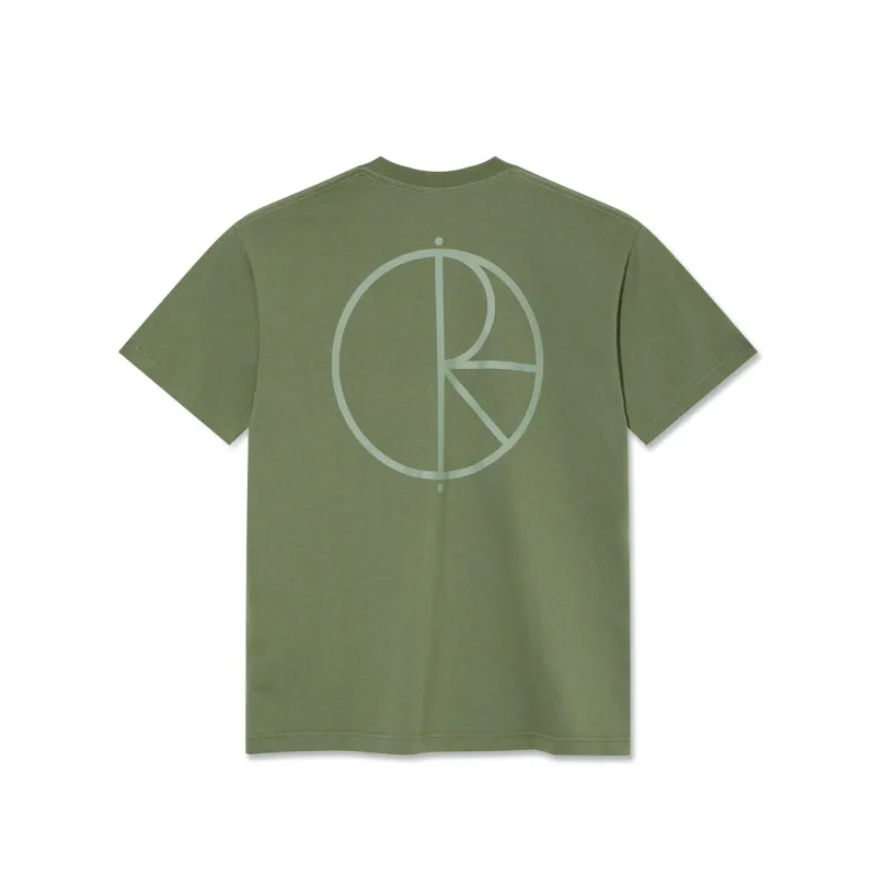 Polar Tee Contrast Moss Green