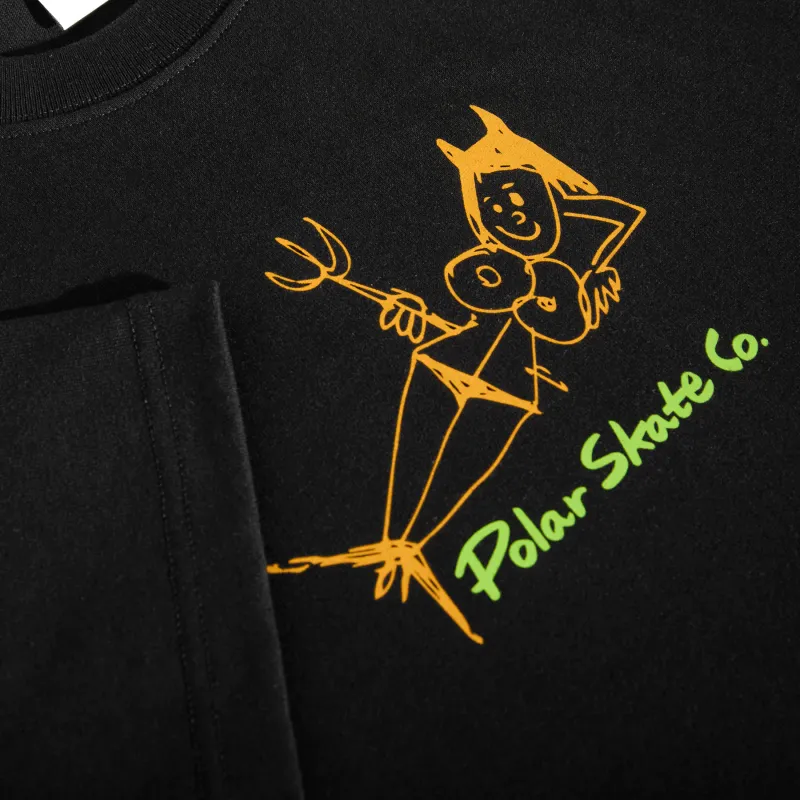 Polar Tee Devil Woman Black