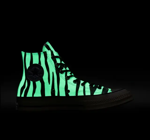 Converse Chuck 70 Zebra Print Glow-In-The-Dark