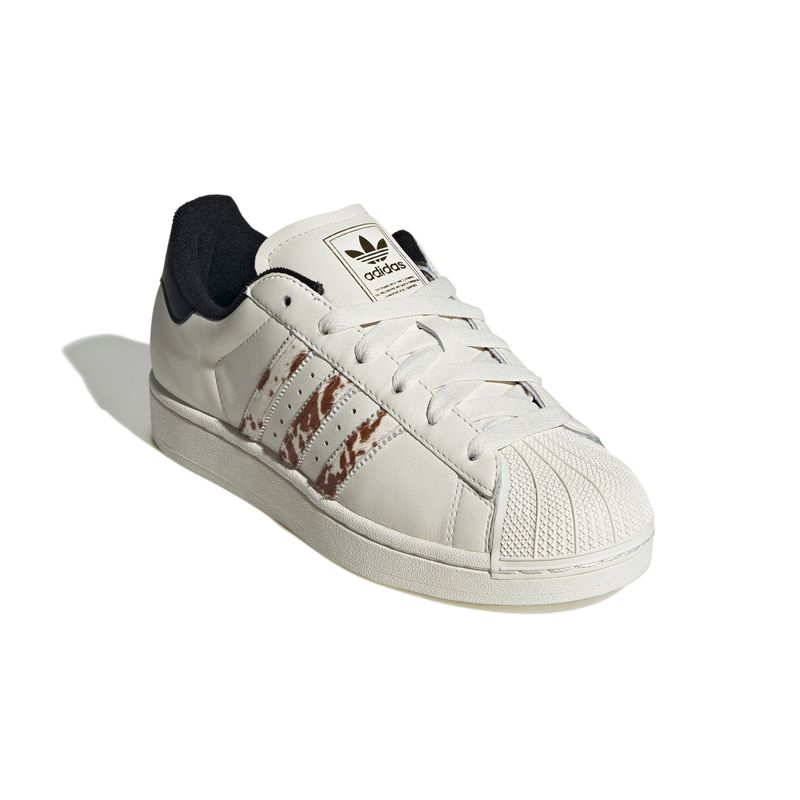Adidas Superstar W Owhite/Owhite/Cblack cow print