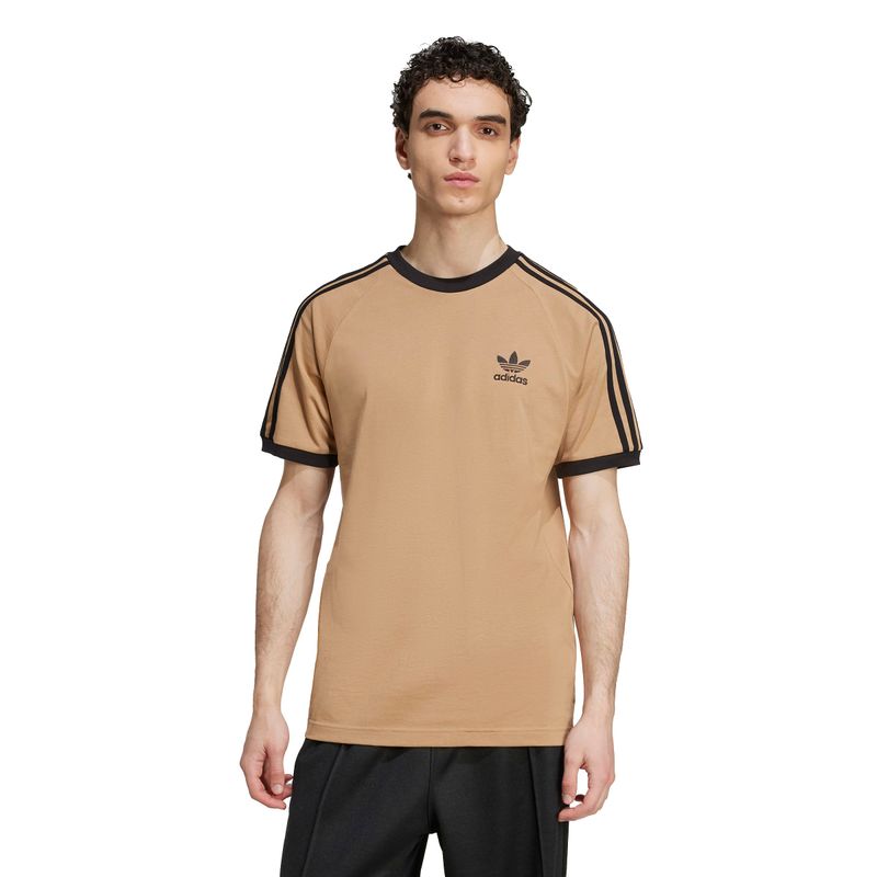 Adidas 3 Stripes Tee Cardbo/Black