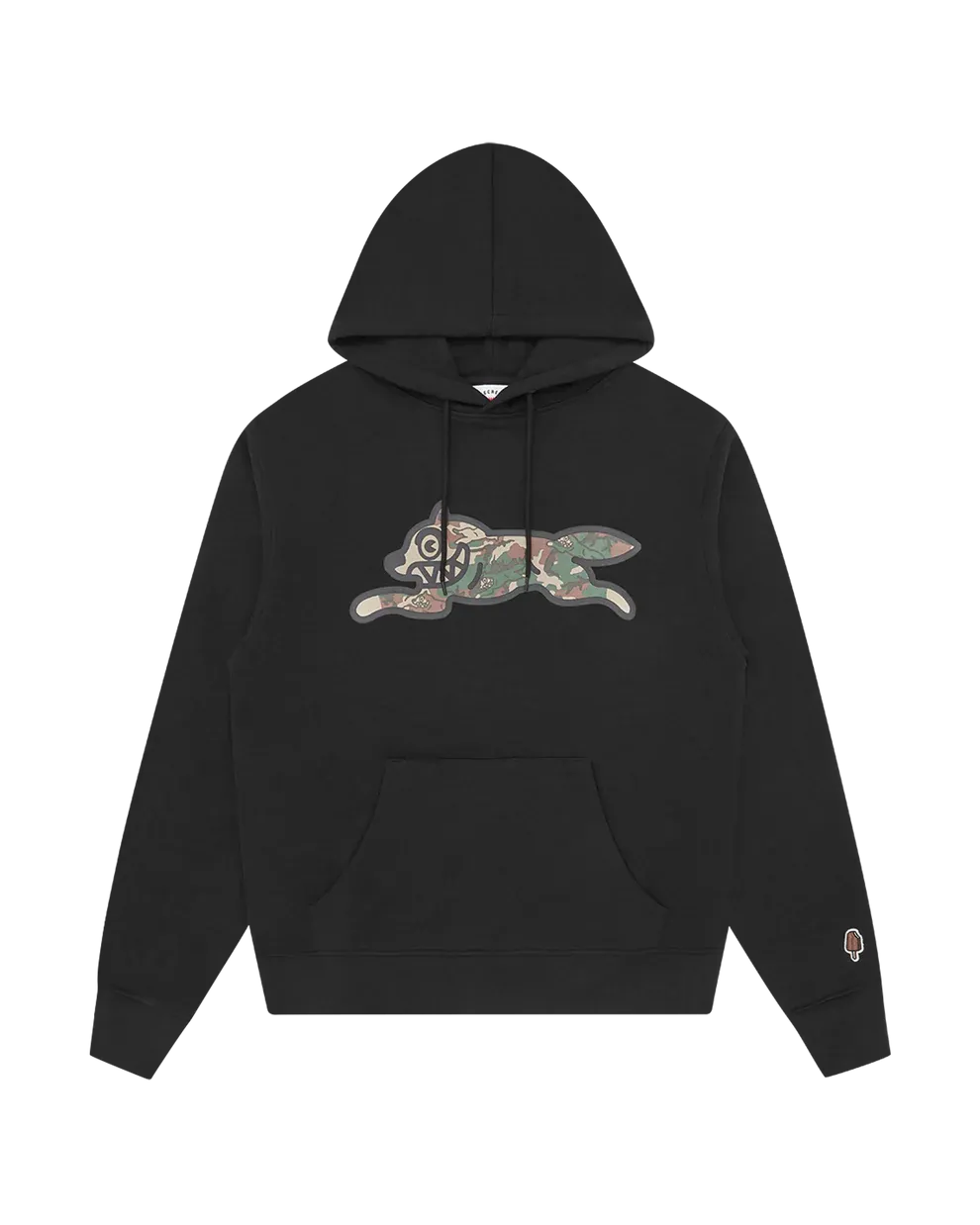 Icecream Woodland Camo Running Dog Popover Hood