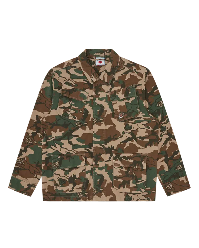 Icecream Running Dog Woodland Camo Field Jacket