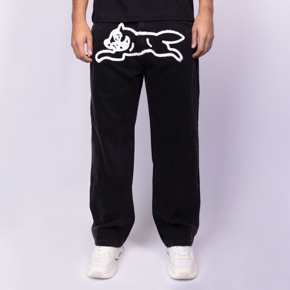 IceCream Spray Paint Running Dog Double Scoop Demin