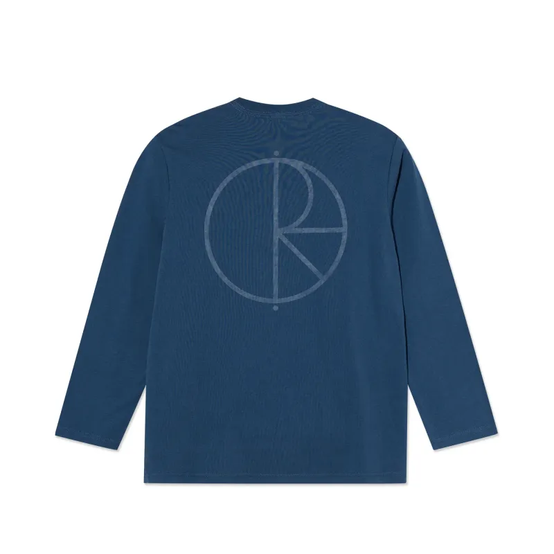 Polar Steve Tee LS Stroke Logo Space Blue