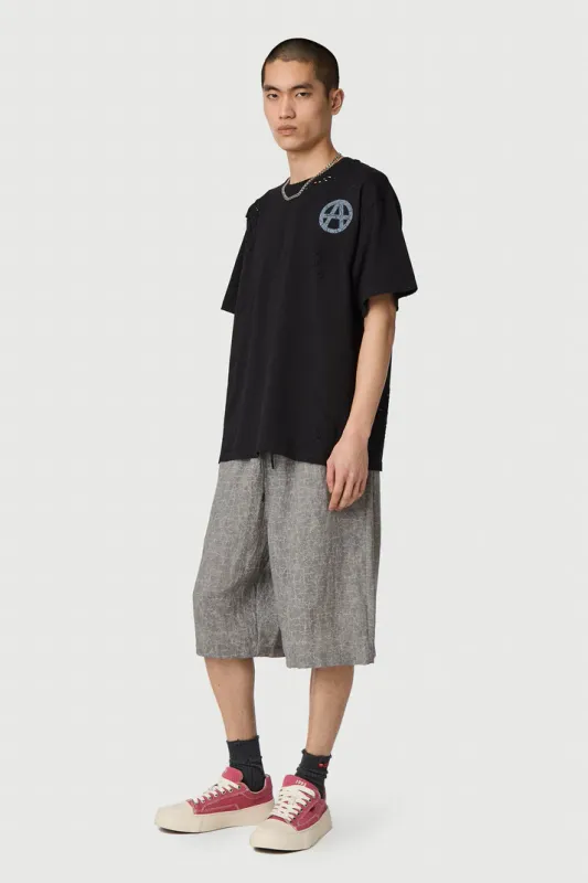 Acupuncture Anarchy t-shirt washed black