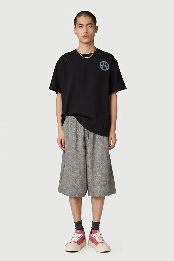 Acupuncture Anarchy t-shirt washed black