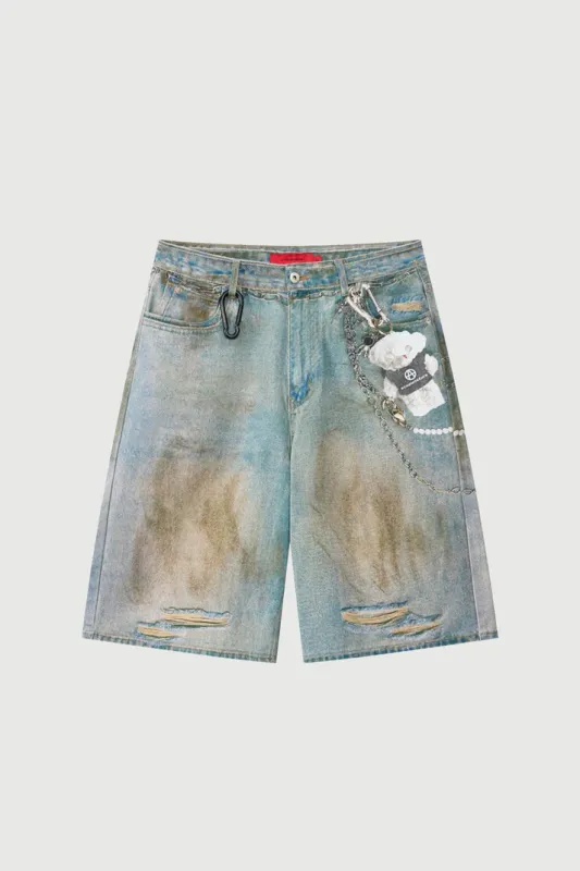 Acupuncture Original short biker wash
