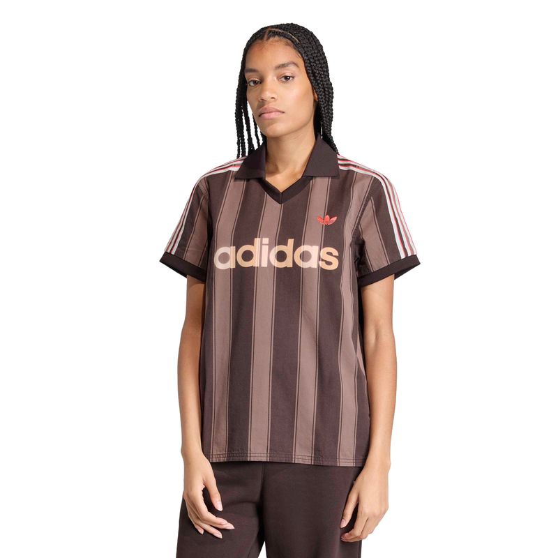 Adidas Twill Jersey Jersey Aurora coffee