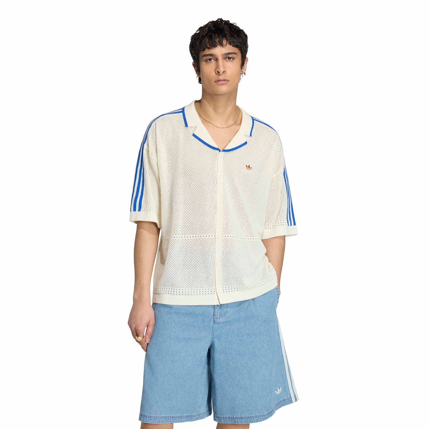 Adidas Knitted shirt owhite