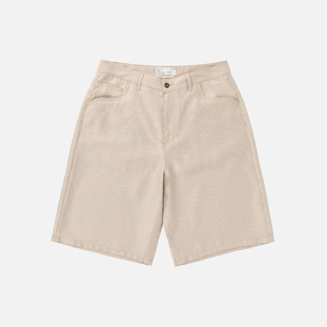 Dime Baggy Houndstooth Shorts
