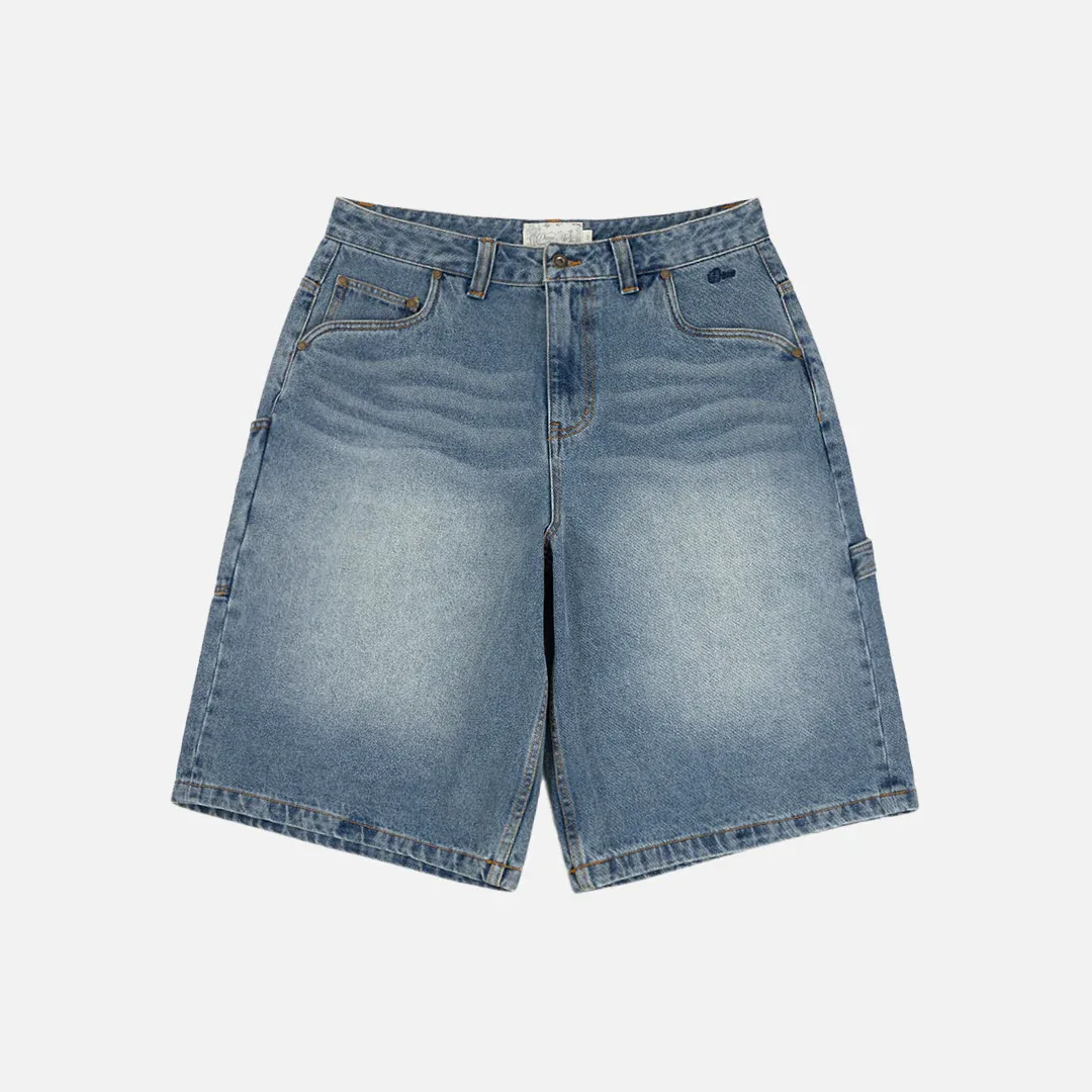Dime Classic Denim Shorts Indigo sandblasted