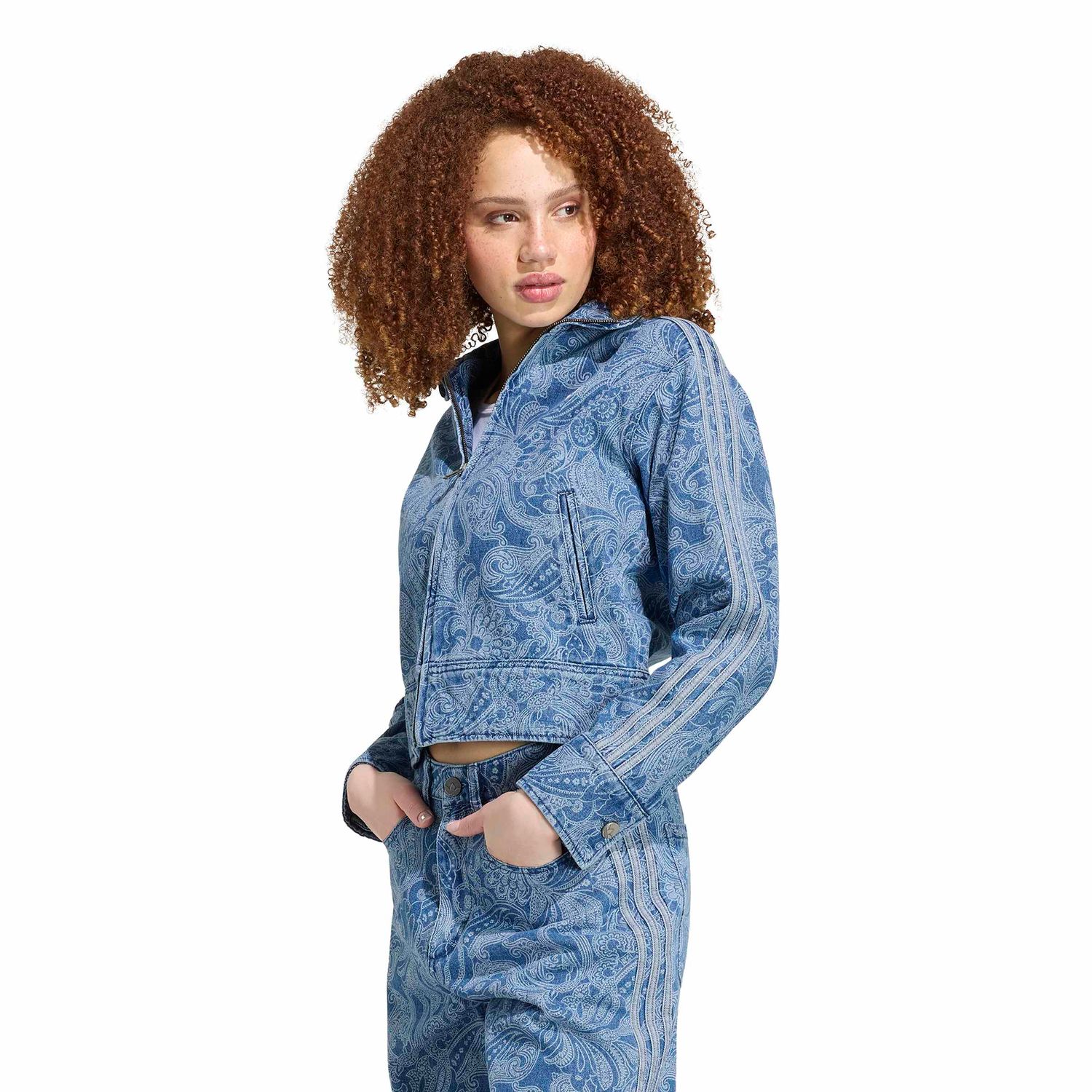 Adidas FB denim jacket Liberty  London