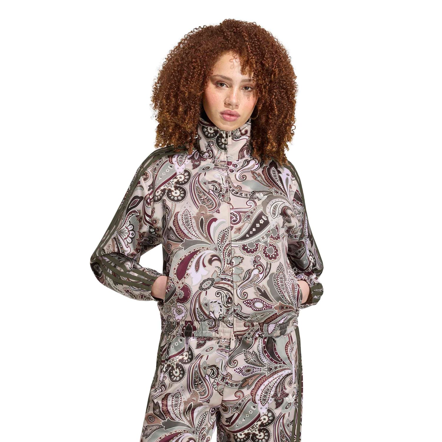 Adidas FB Satin Track Top Multco/Wontau Liberty London