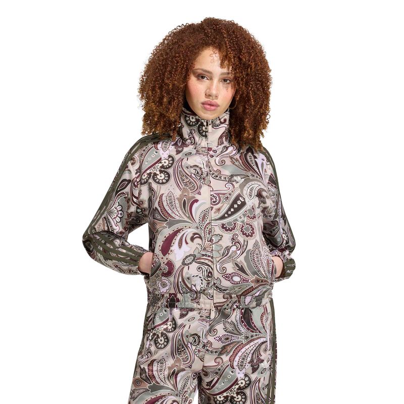 Adidas FB Satin Track Top Multco/Wontau Liberty London