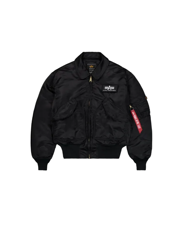 Alpha Industries CWU 45 Heritage Bomber Jacket Black