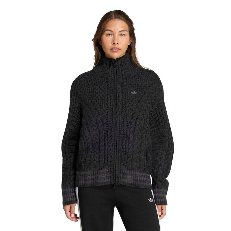 Adidas knit FB track top Black/Utiblk