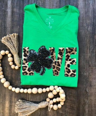 LOVE Shamrock tee