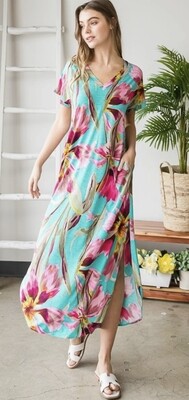 Heimish Multi Color Floral Maxi Dress