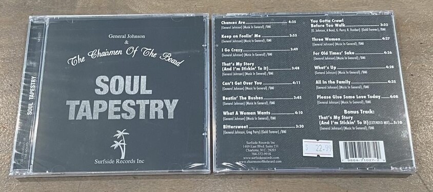 The Chairmen of the Board "Soul Tapestry CD"