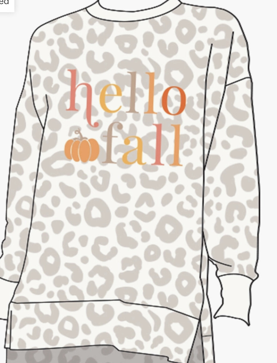 Viv and Lou Hello Fall Kenzie Pullover