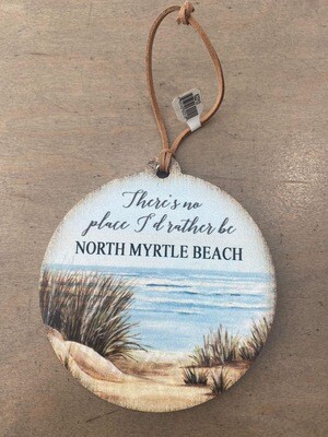 North Myrtle Beach Name Drop Ornaments