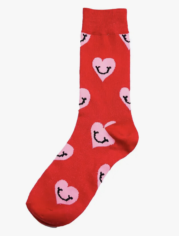 Smiley Heart Socks