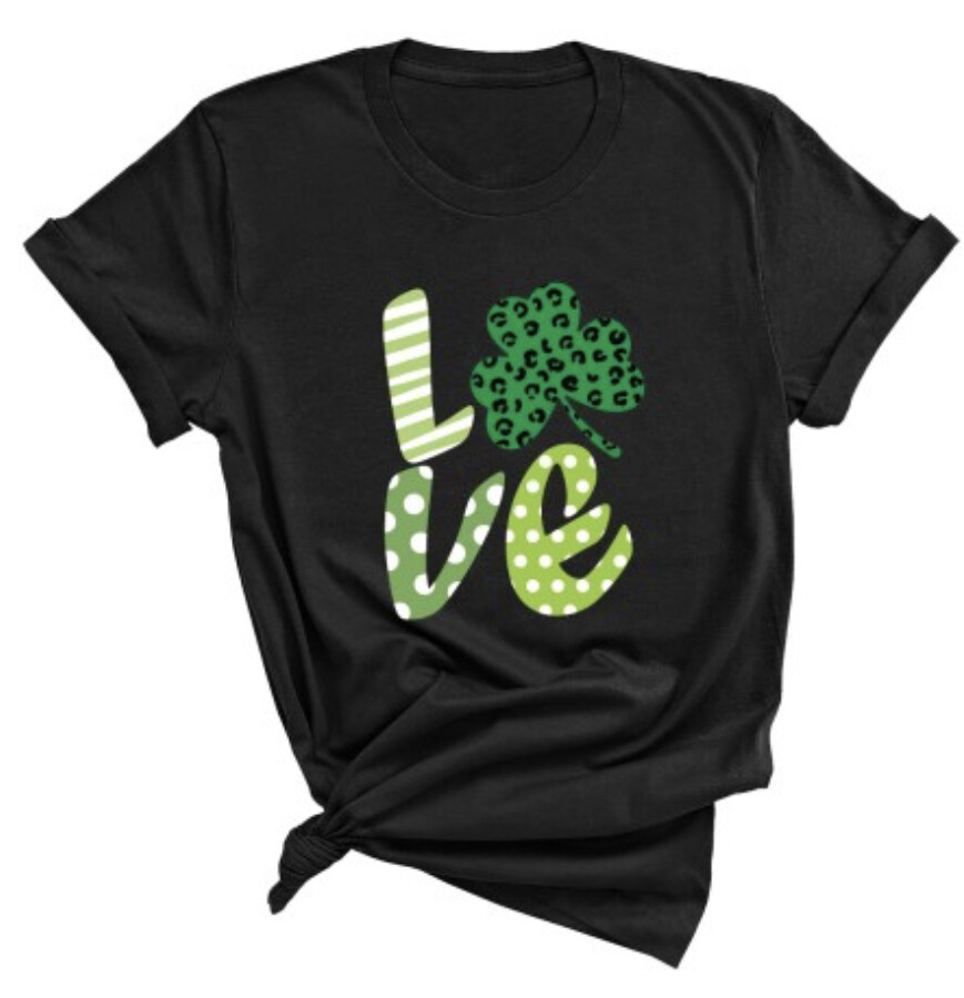 Viv and Lou Shamrock Love Tee