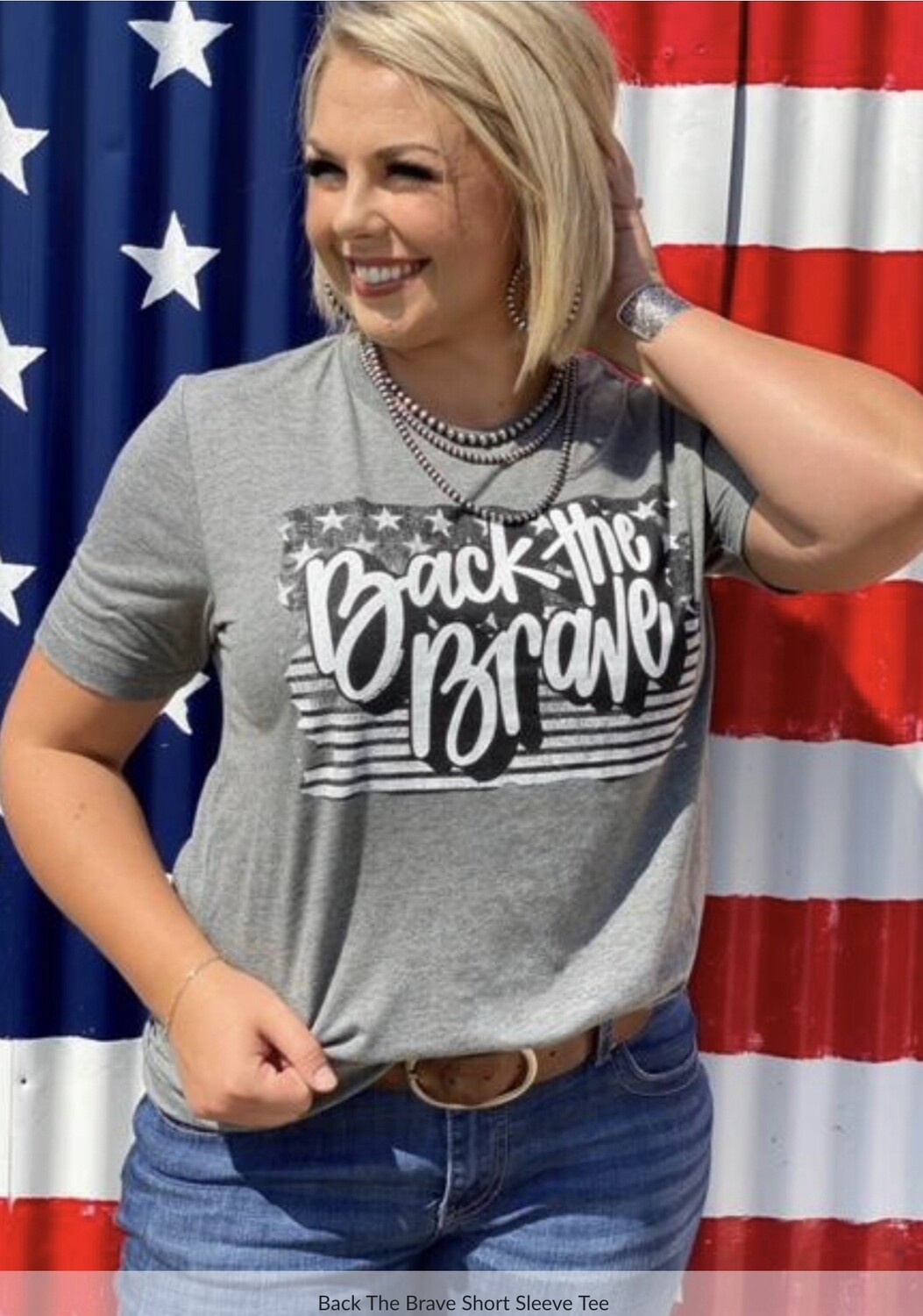 Back The Brave SS Tee