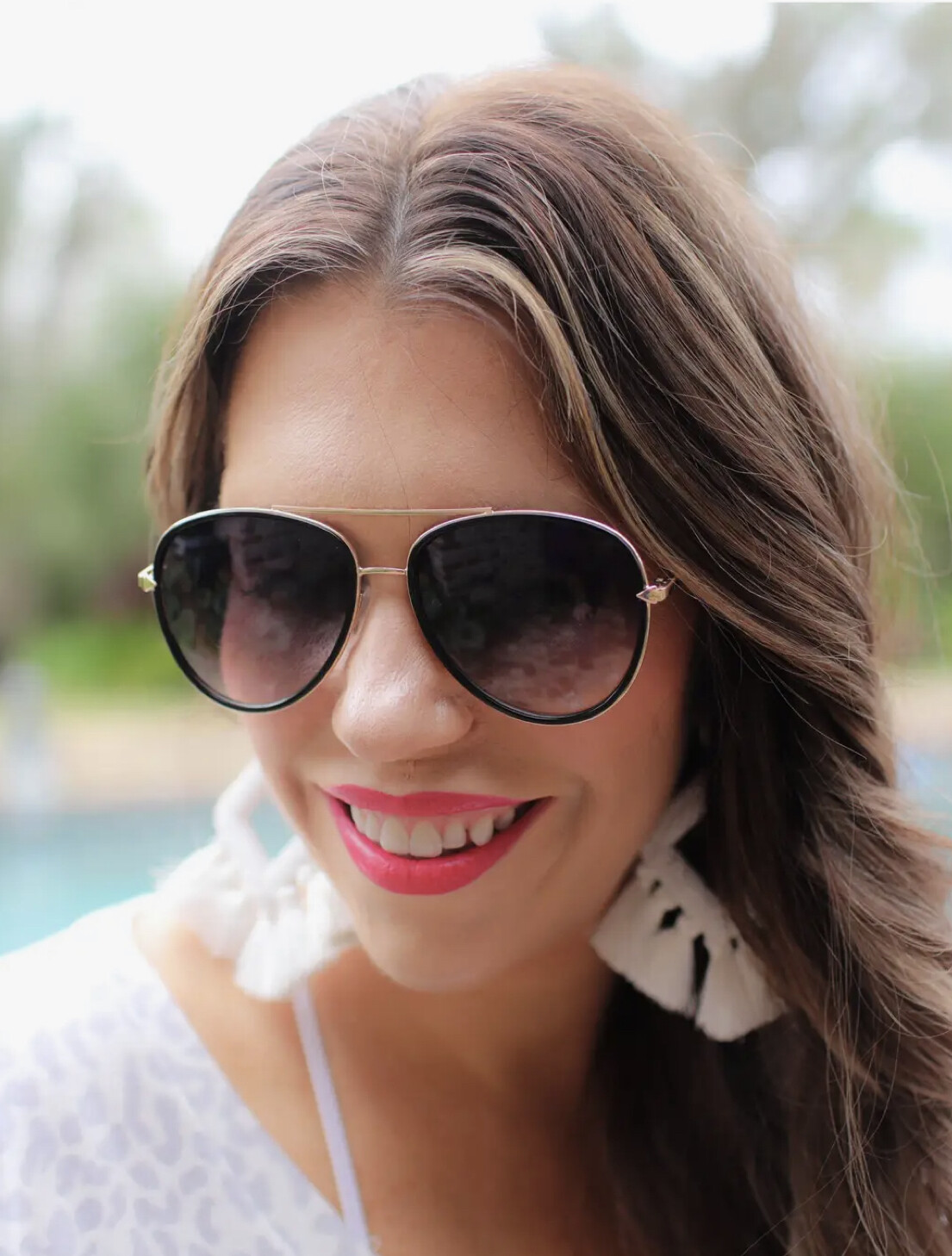 Queen Bee Aviator Sunglasses
