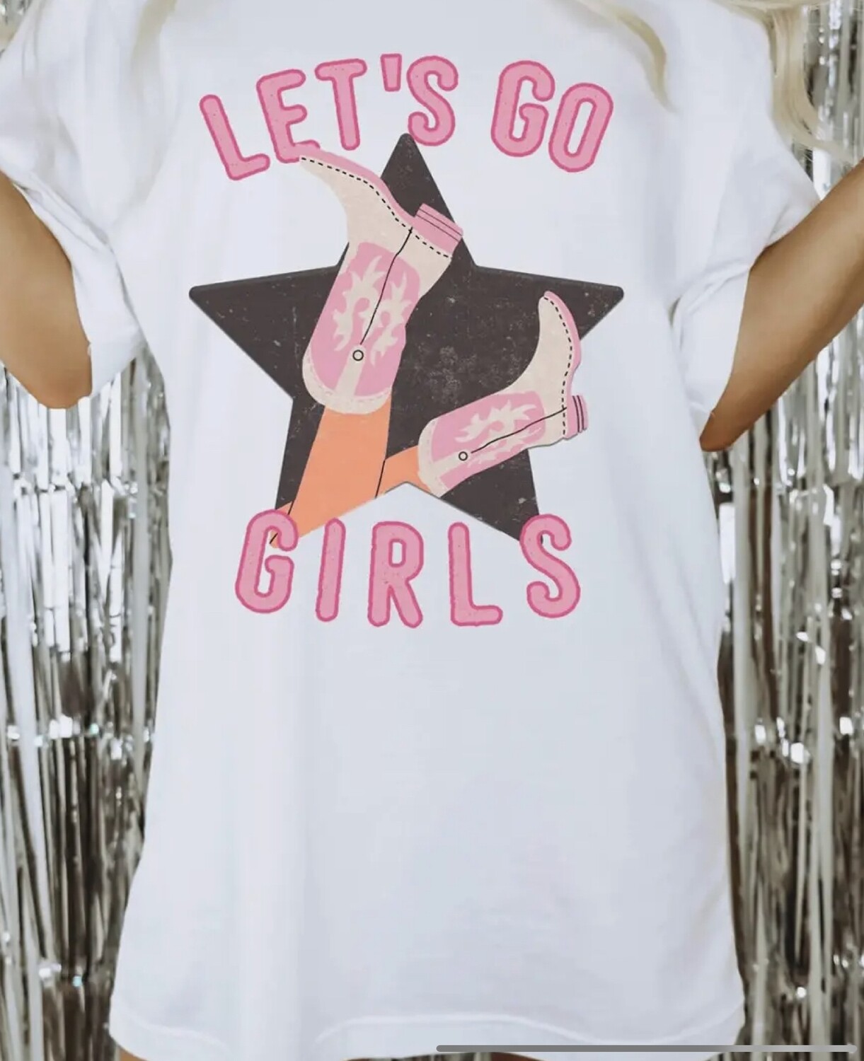 Let's Go Girls Western Graphic Tee